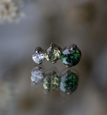 Titanium Threadless Clio