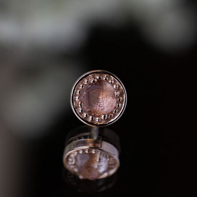 Threadless Millgrain Prong - 5mm