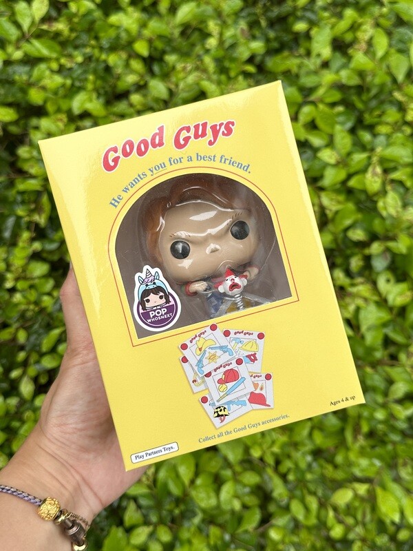 Custom Funko Box for Child&#39;s Play Chucky 4 inch Funko Pop, Box ONLY (Figure is EXCLUDED)