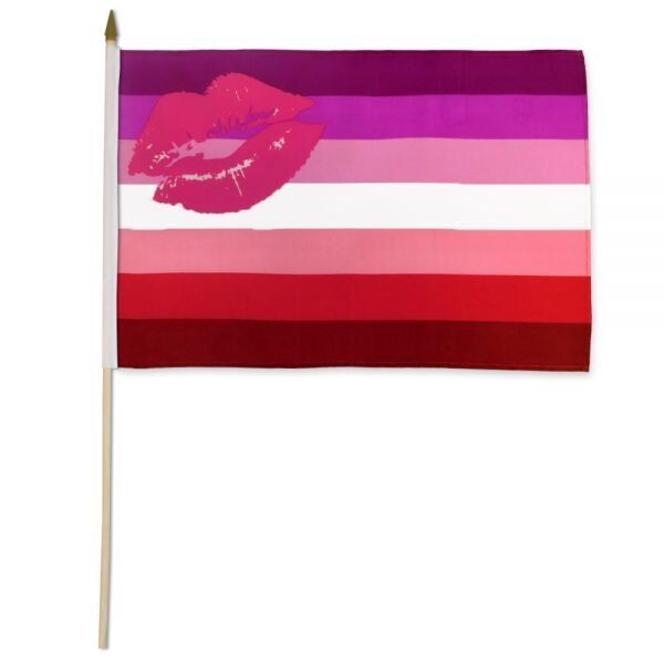 Lipstick Lesbian, Håndholdt flagg