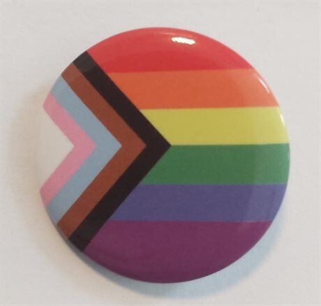 Progress Pride, button