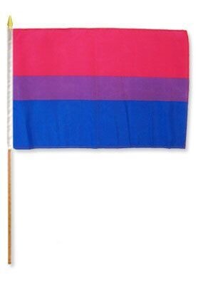 Biseksuell, Håndholdt flagg