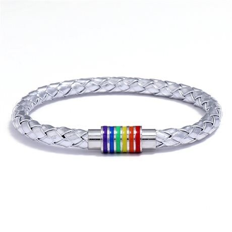 Pridearmbånd, sølv