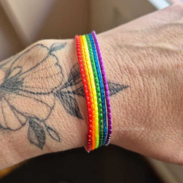 Pride justerbart trådarmbånd