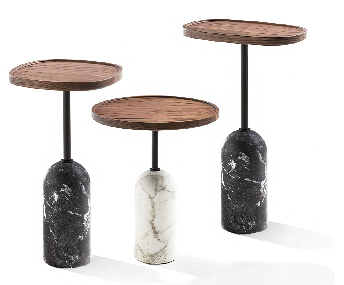 Marble base pedestal table