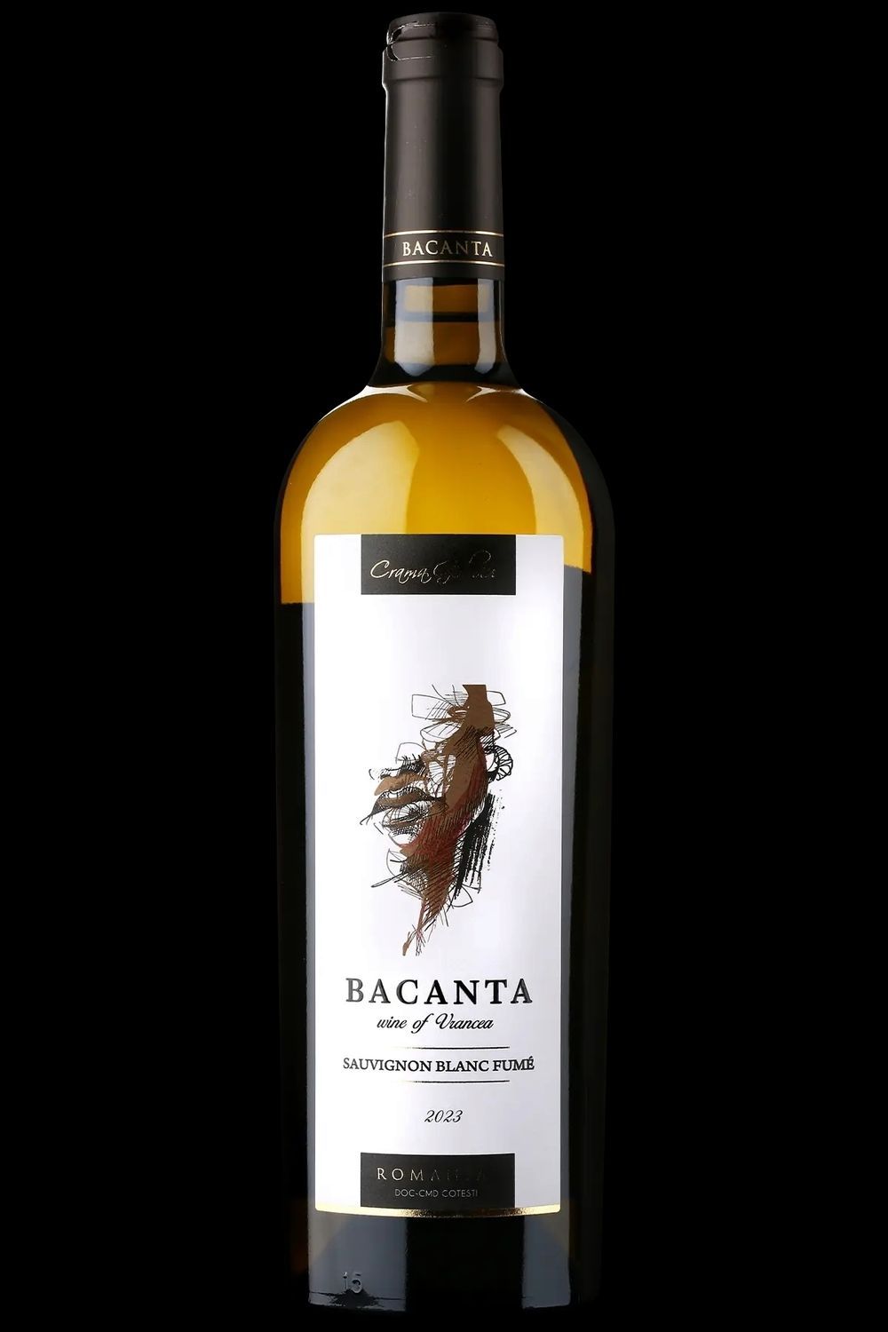 Bacanta Sauvignon Blanc Fume 2023 0,75l DOC Cotesti/Vrancea