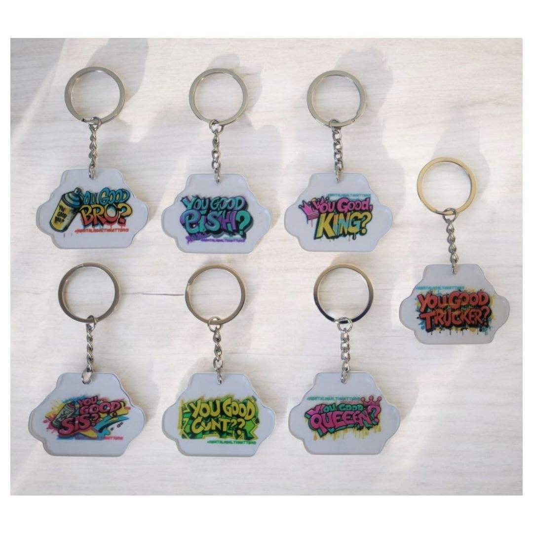 Graffiti Keyrings