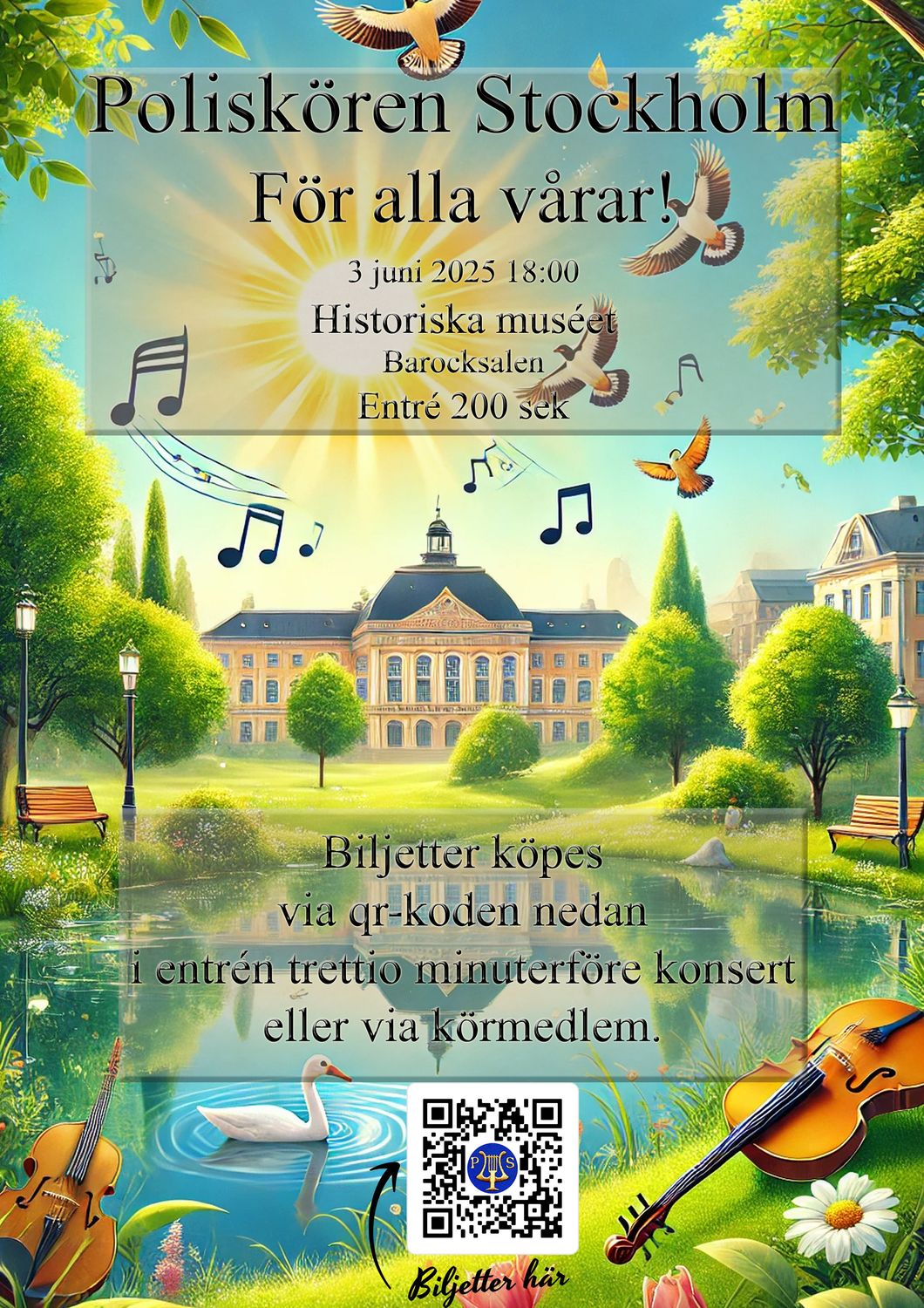 Biljett till vårkonsert - 2025-06-03