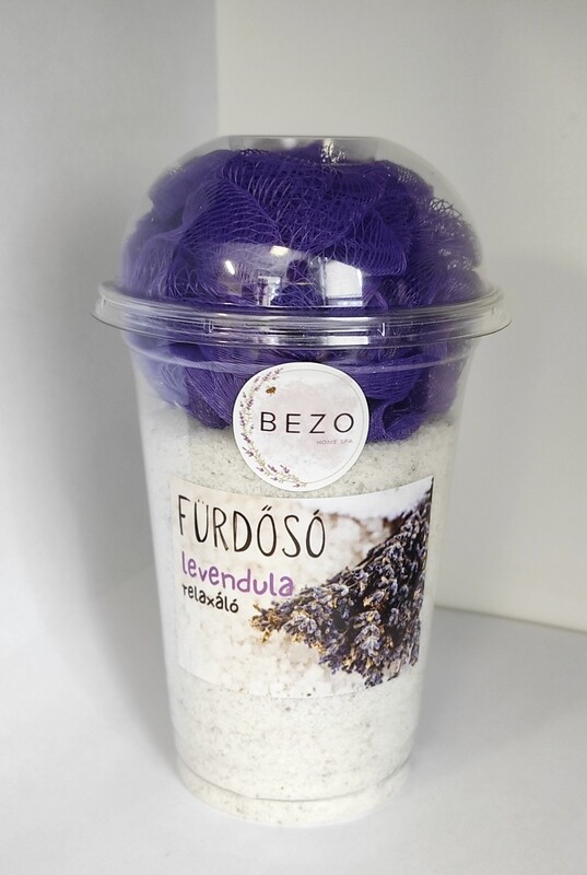 Levendulás  Fürdősó + Fürdőpamacs
