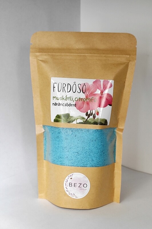 Muskátli-Citromfű Fürdősó 500gr.