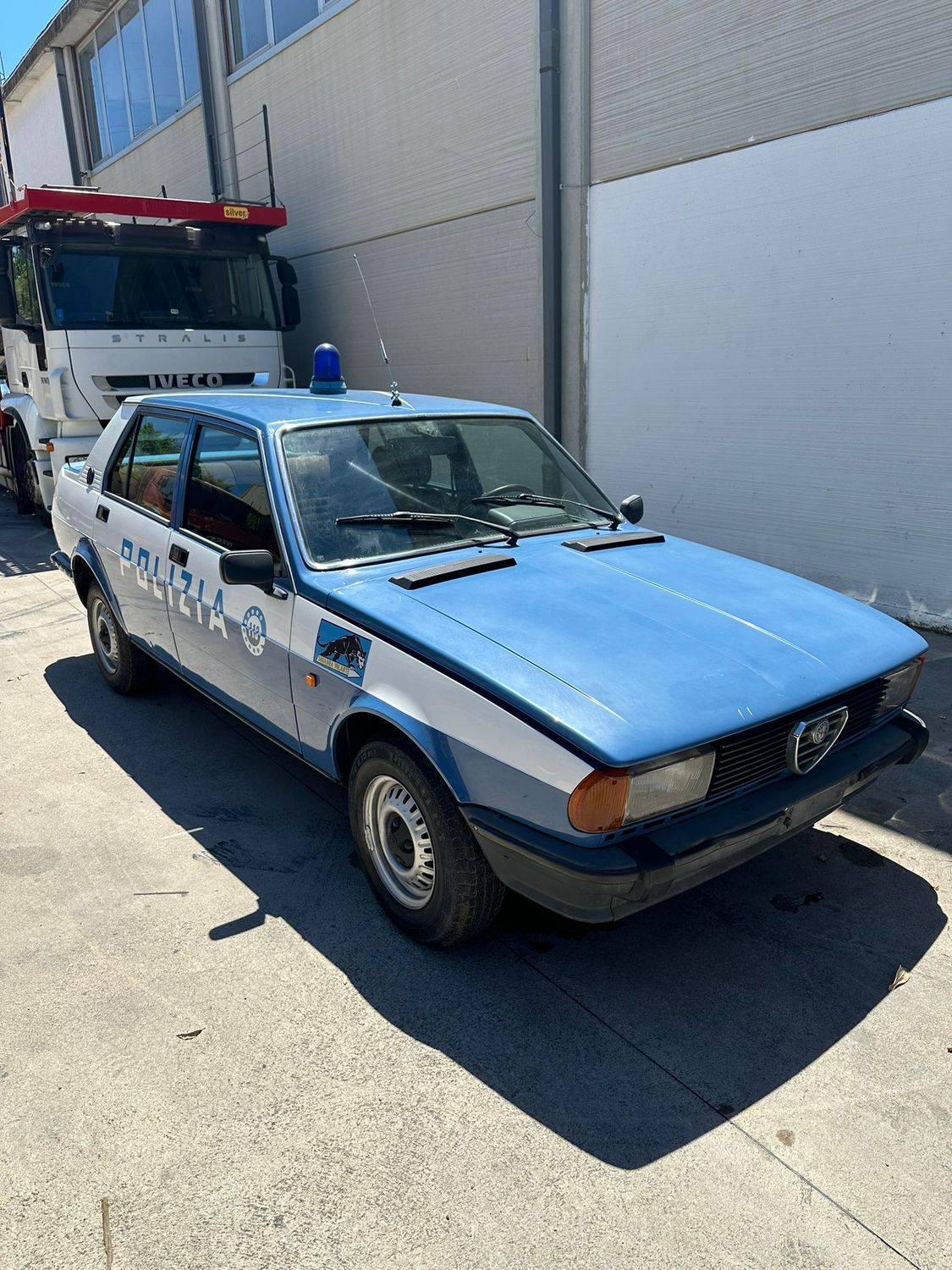 ALFA ROMEO GIULIETTA POLIZIA EPOCA