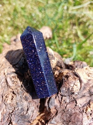 Blauwe goudsteen