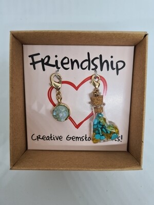 Together Chrysocolla, Barnsteen en Opaal Together Chrysocolla, Barnsteen en Opaal