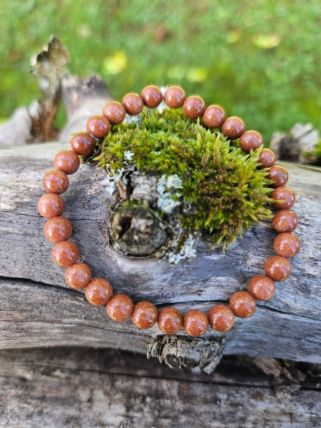 Armband Goudsteen, Maten: 6 mm