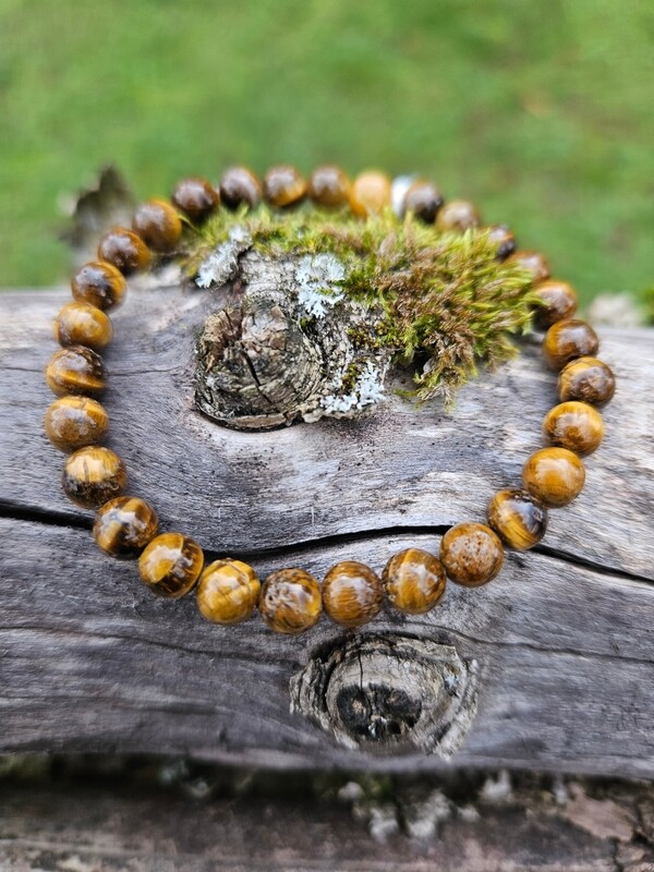 Armband Tijgeroog 6 mm