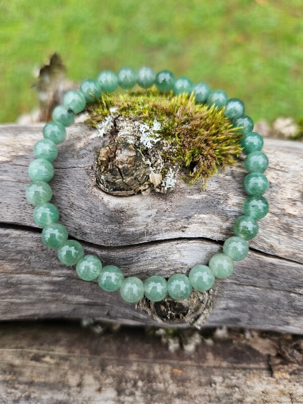 Armband Groene Jade 6 mm