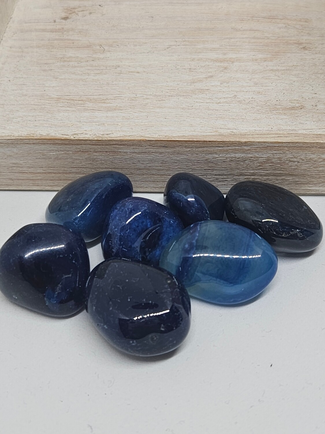 Knuffelsteen Blauwe Agaat, Soorten: 1