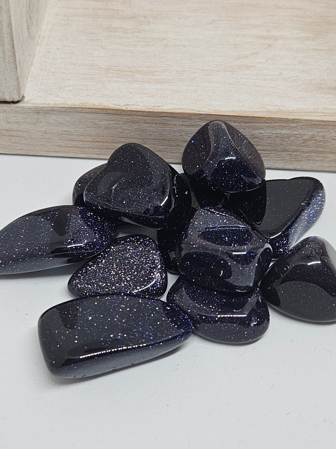 Knuffelsteen Blauwe Goudsteen, Soorten: 1