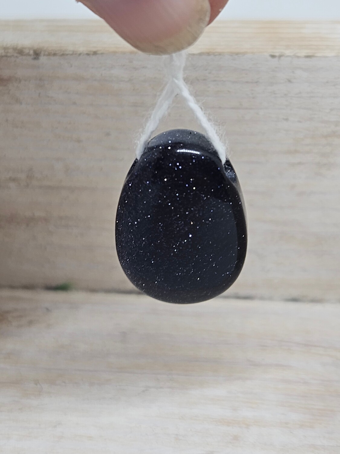 Hanger Blauwe Goudsteen