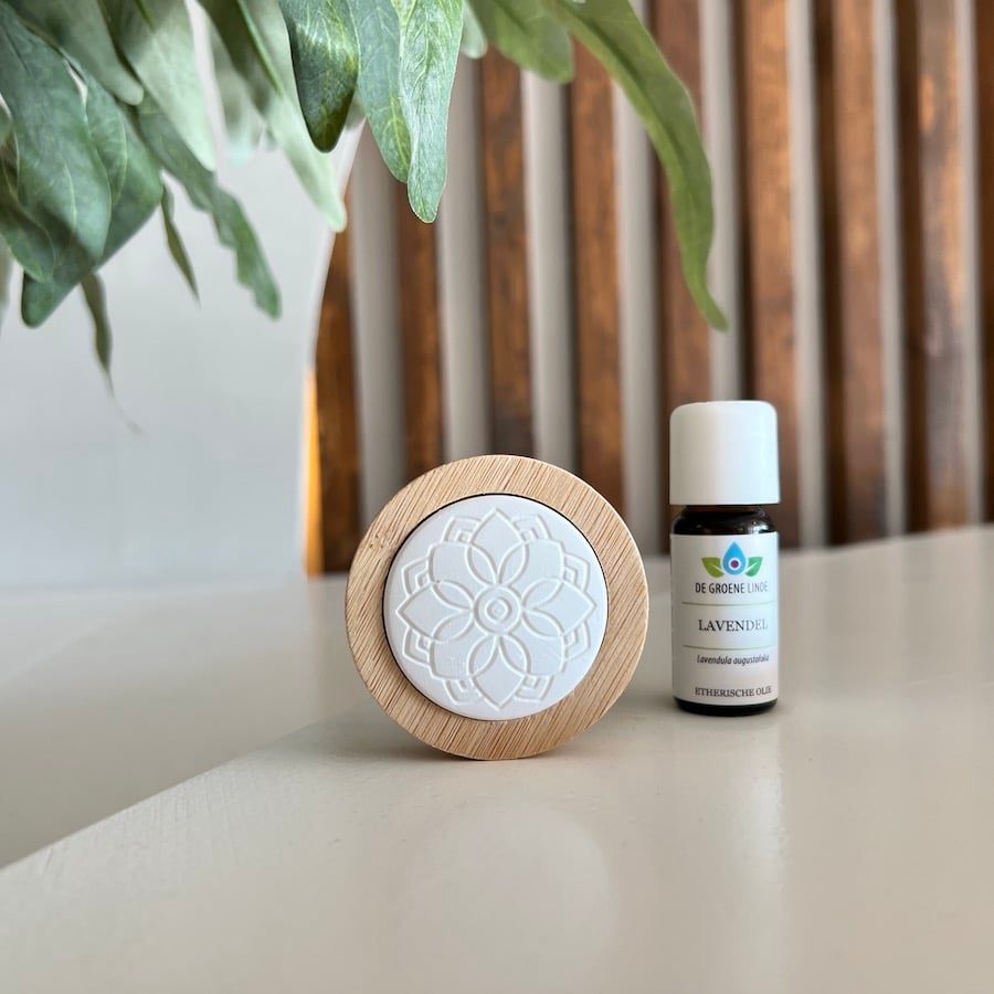 Houten geursteen Bloem