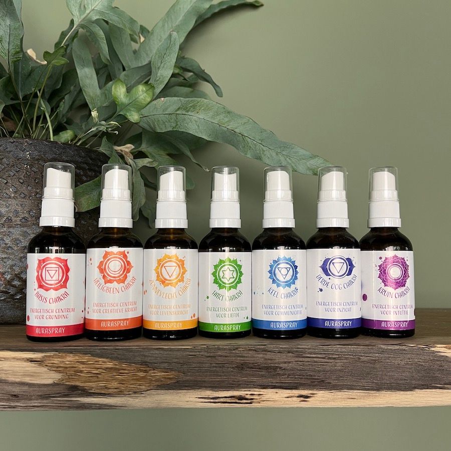 Complete Chakra Auraspray set