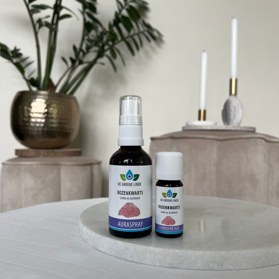 Rozenkwarts, Kristallenlijn -  Auraspray 50 ml