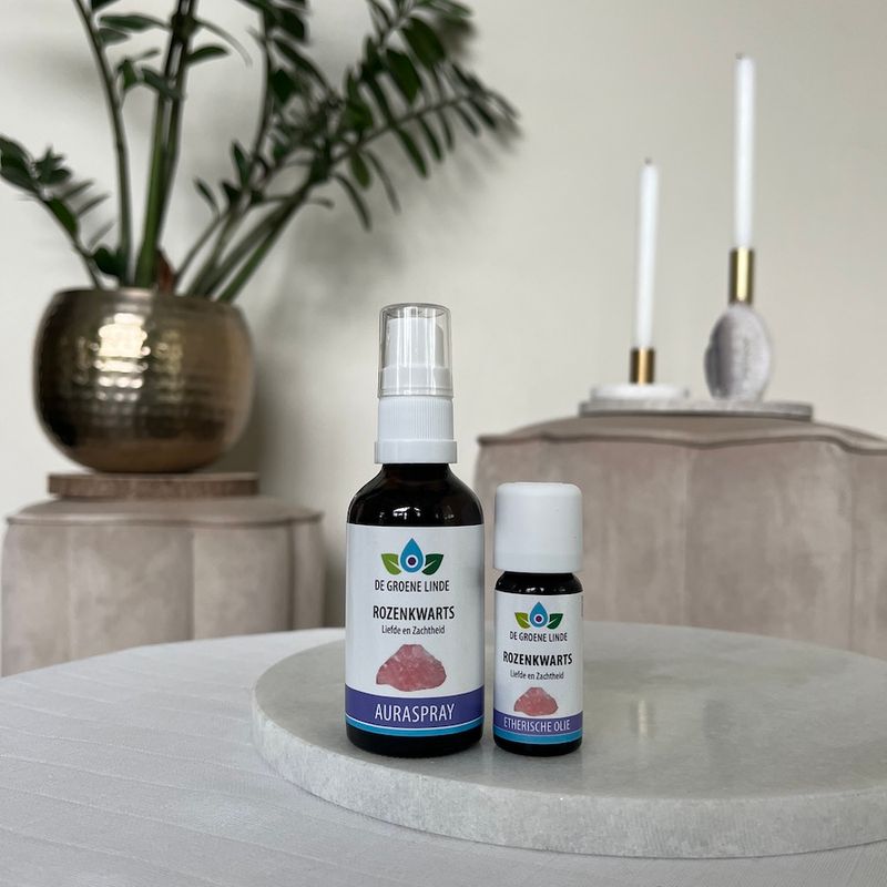 Rozenkwarts, Kristallenlijn -  Auraspray 50 ml