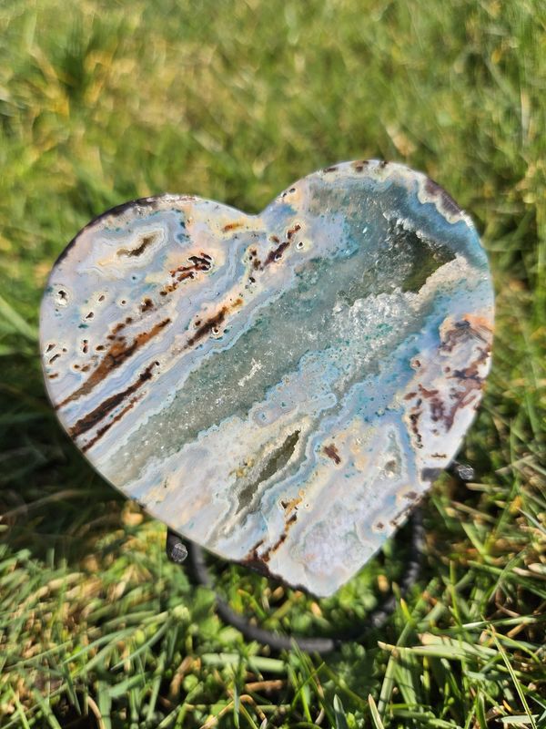 Edelsteen hart agaat