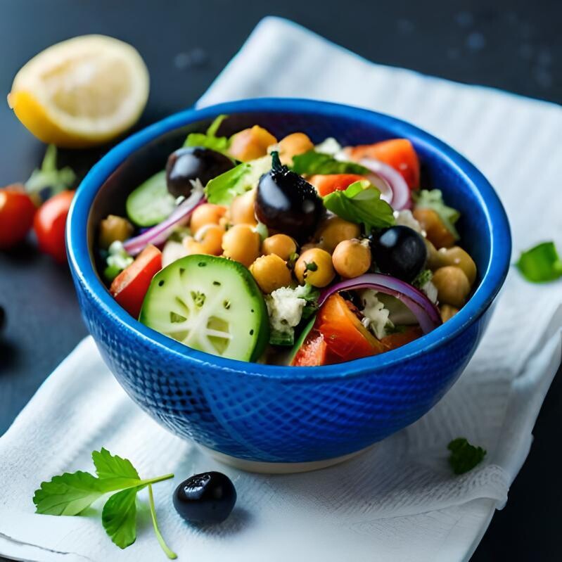 Mediterrane Kikkererwtensalade