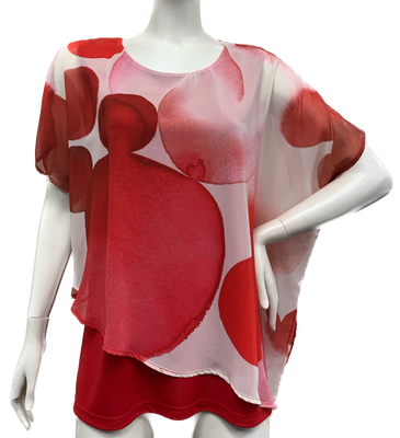 Casacca a fantasia Carla Ferroni 10352