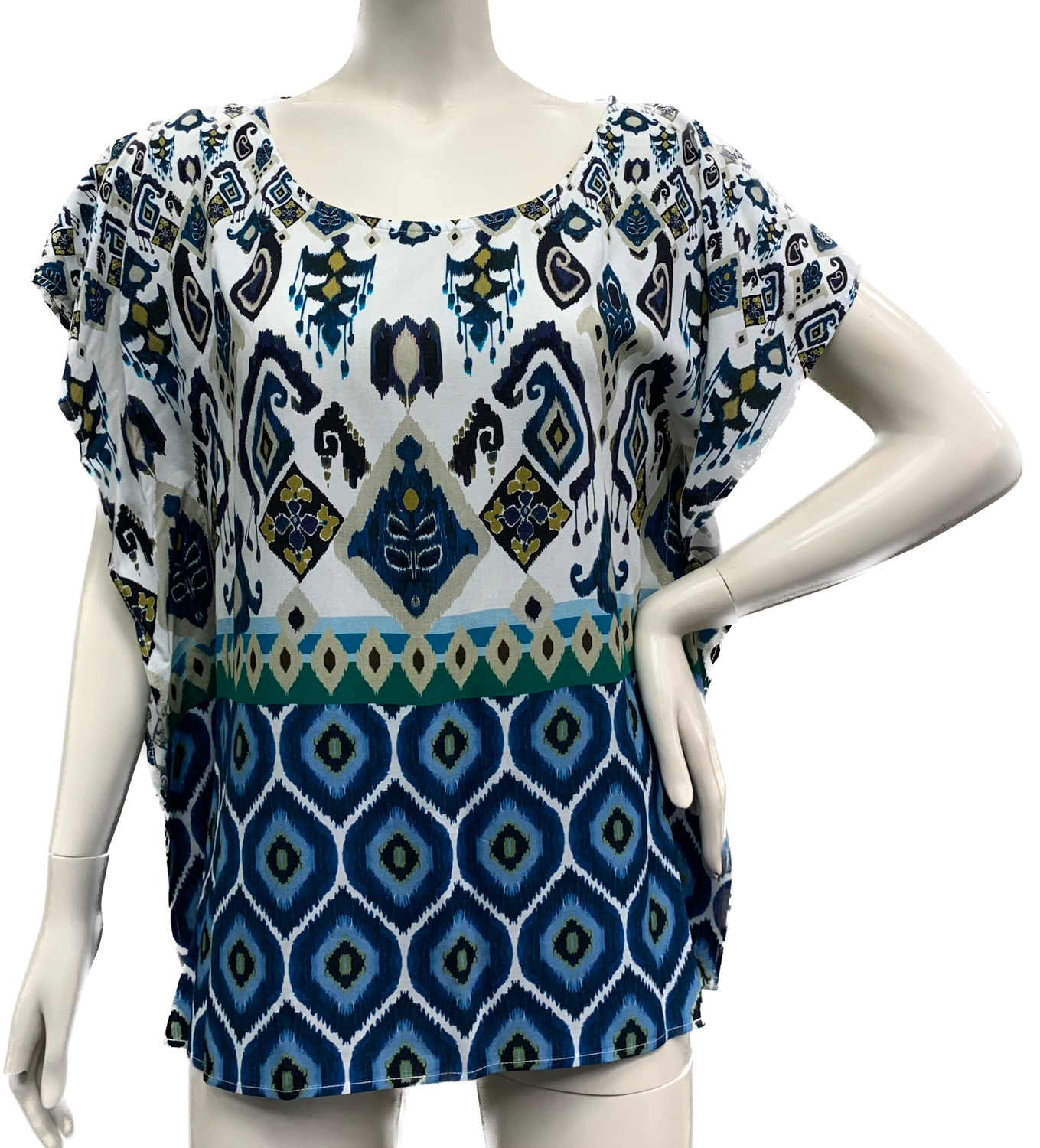 Casacca a fantasia Carla Ferroni 10336