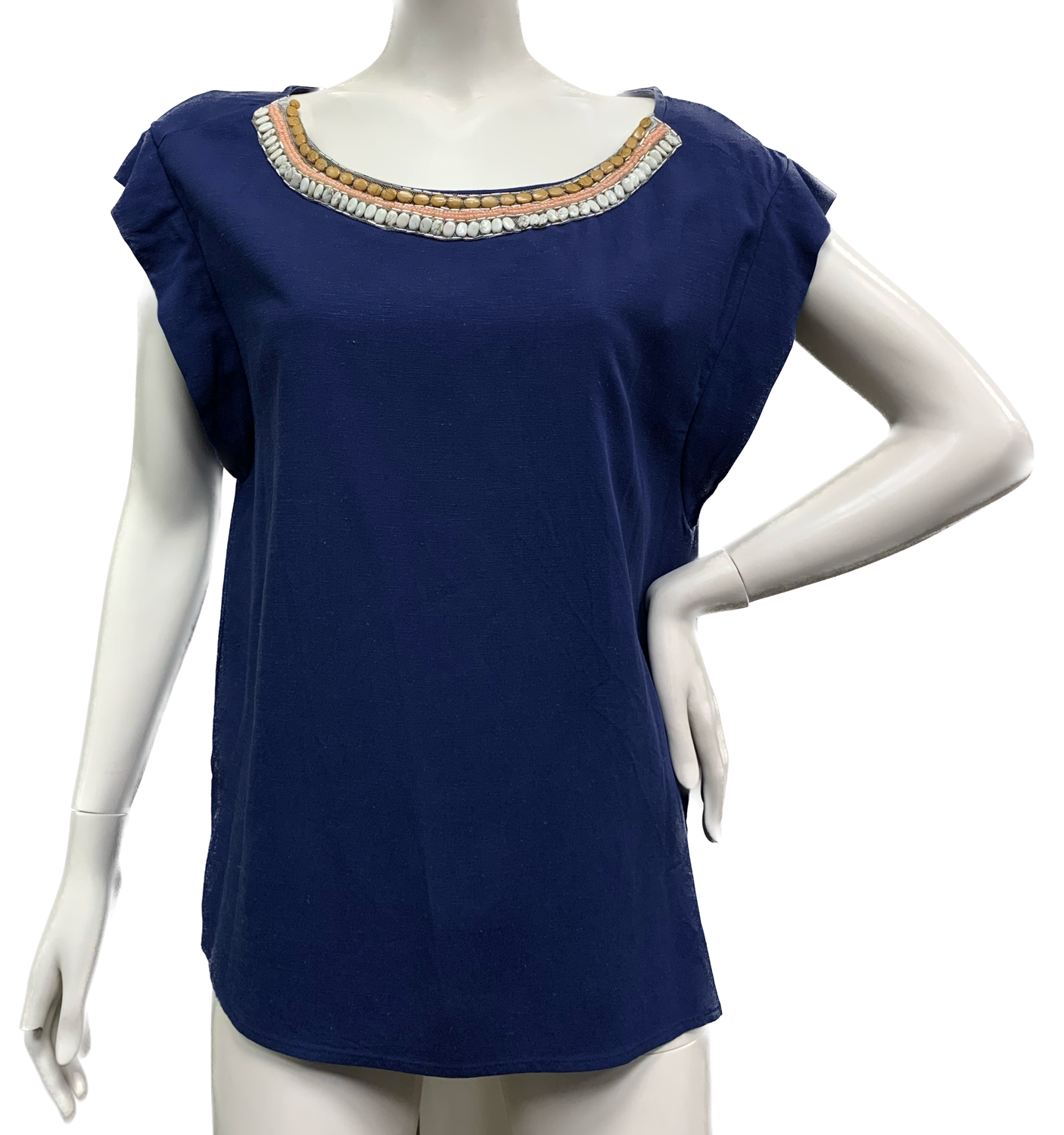 Casacca con scollo decorato Carla Ferroni 10329