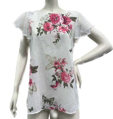 Casacca Carla Ferroni a fiori 10369