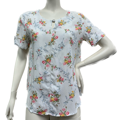 Casacca Carla Ferroni a fiori 10379