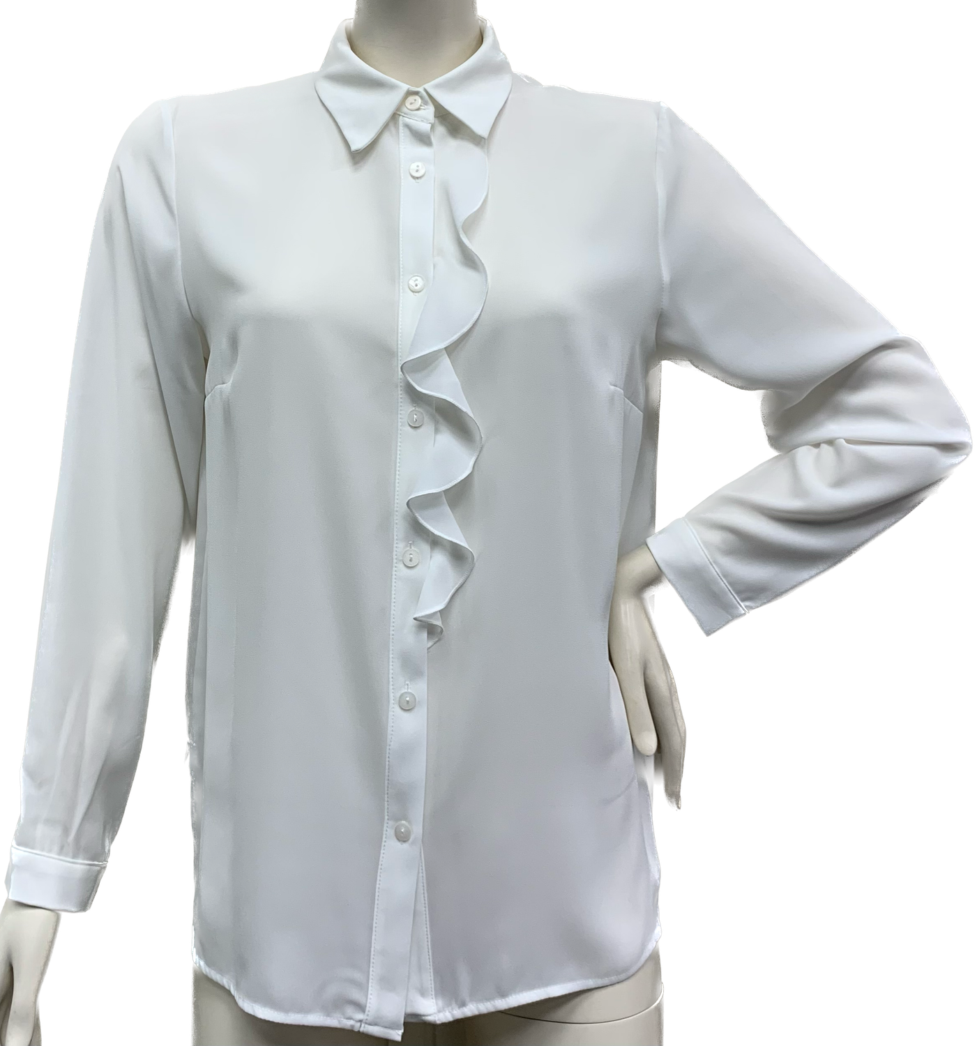camicia rouche Carla Ferroni 10415