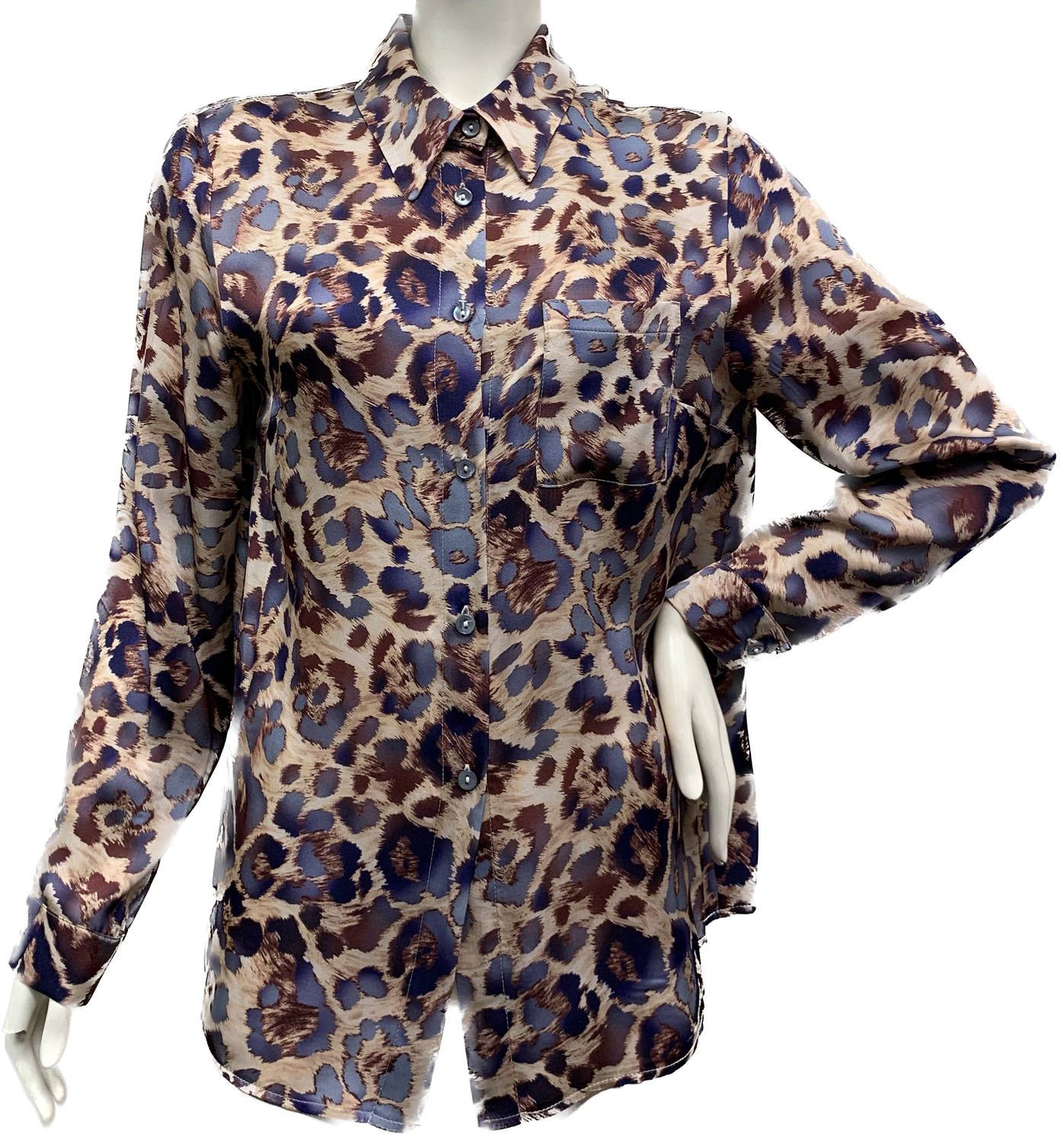 camicia animalier Carla Ferroni 10435