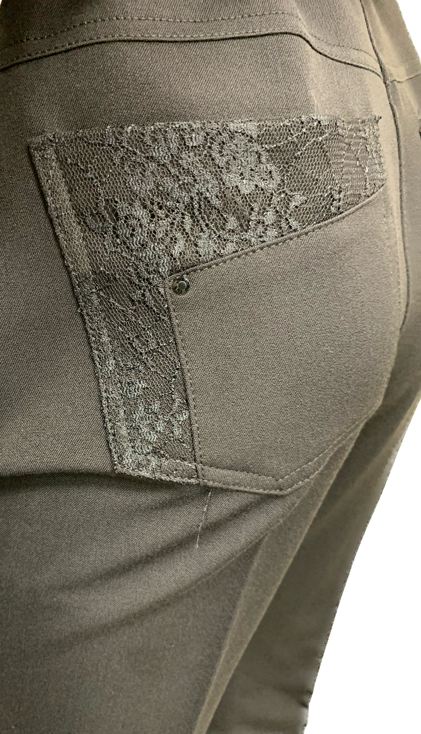 pantalone con zip Carla Ferroni 17745