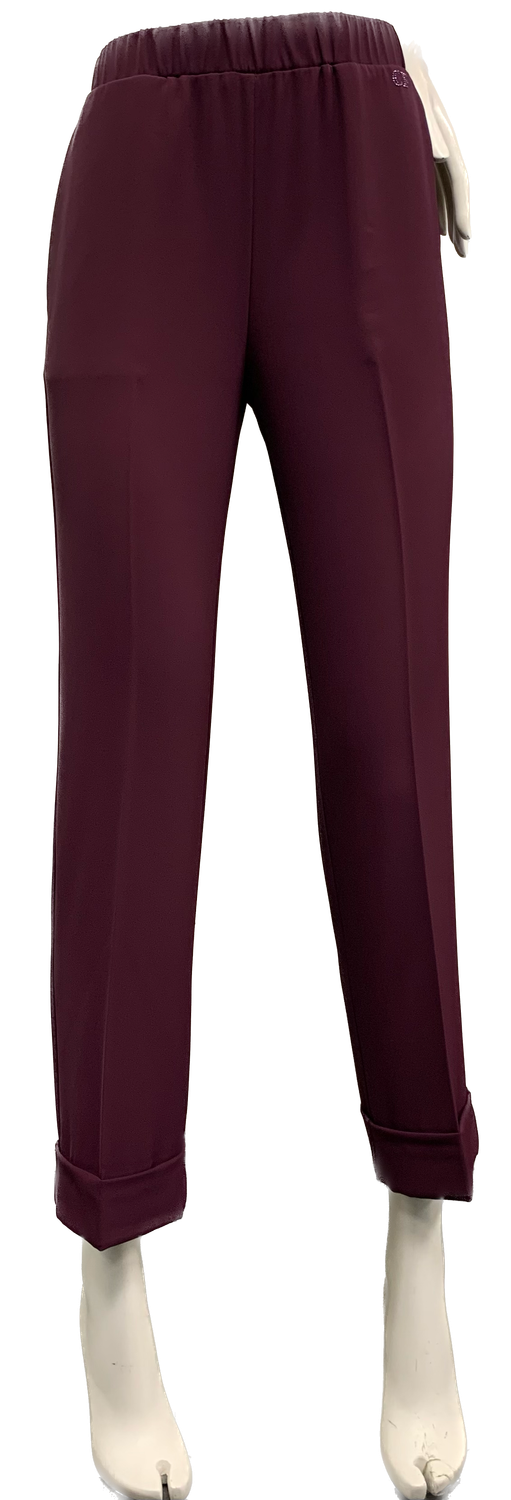 pantalone con elastico in vita Carla Ferroni 17785