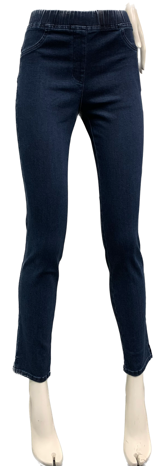 jeans con elastico in vita Carla Ferroni 13806