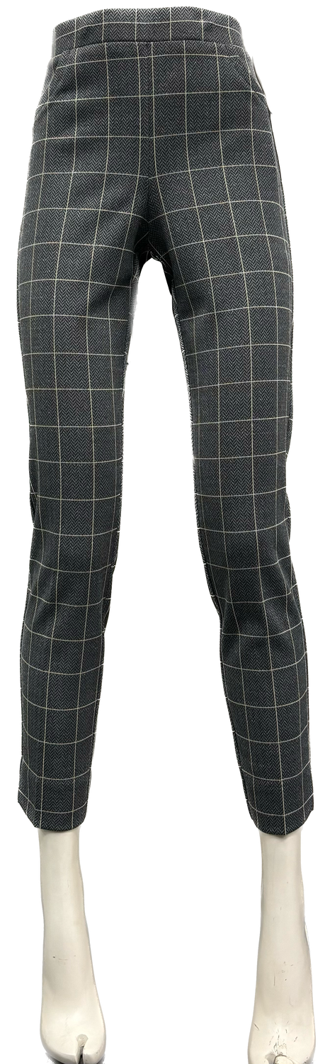 pantalone con elastico in vita a quadri Carla Ferroni 17809