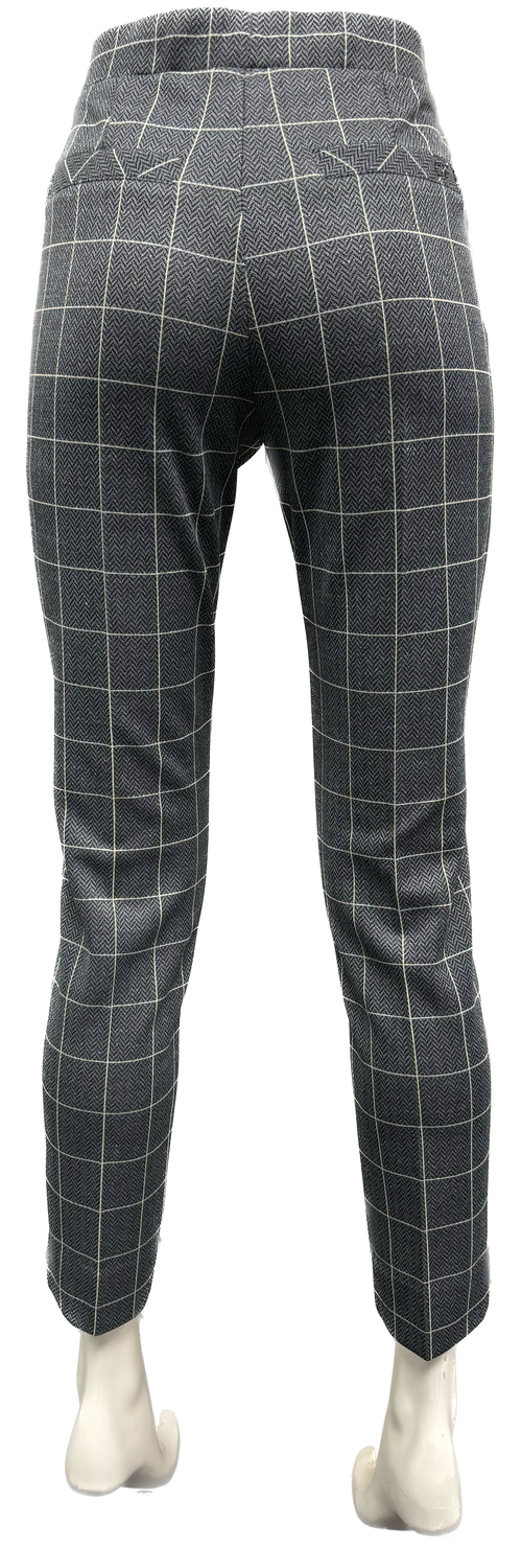 pantalone con elastico in vita a quadri Carla Ferroni 17809