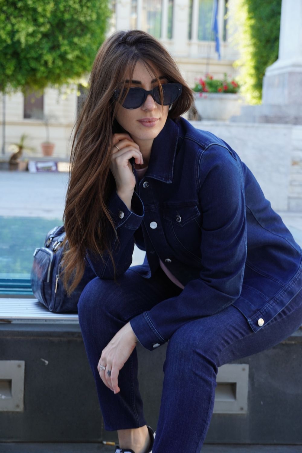 giacca di jeans Carla Ferroni 17802