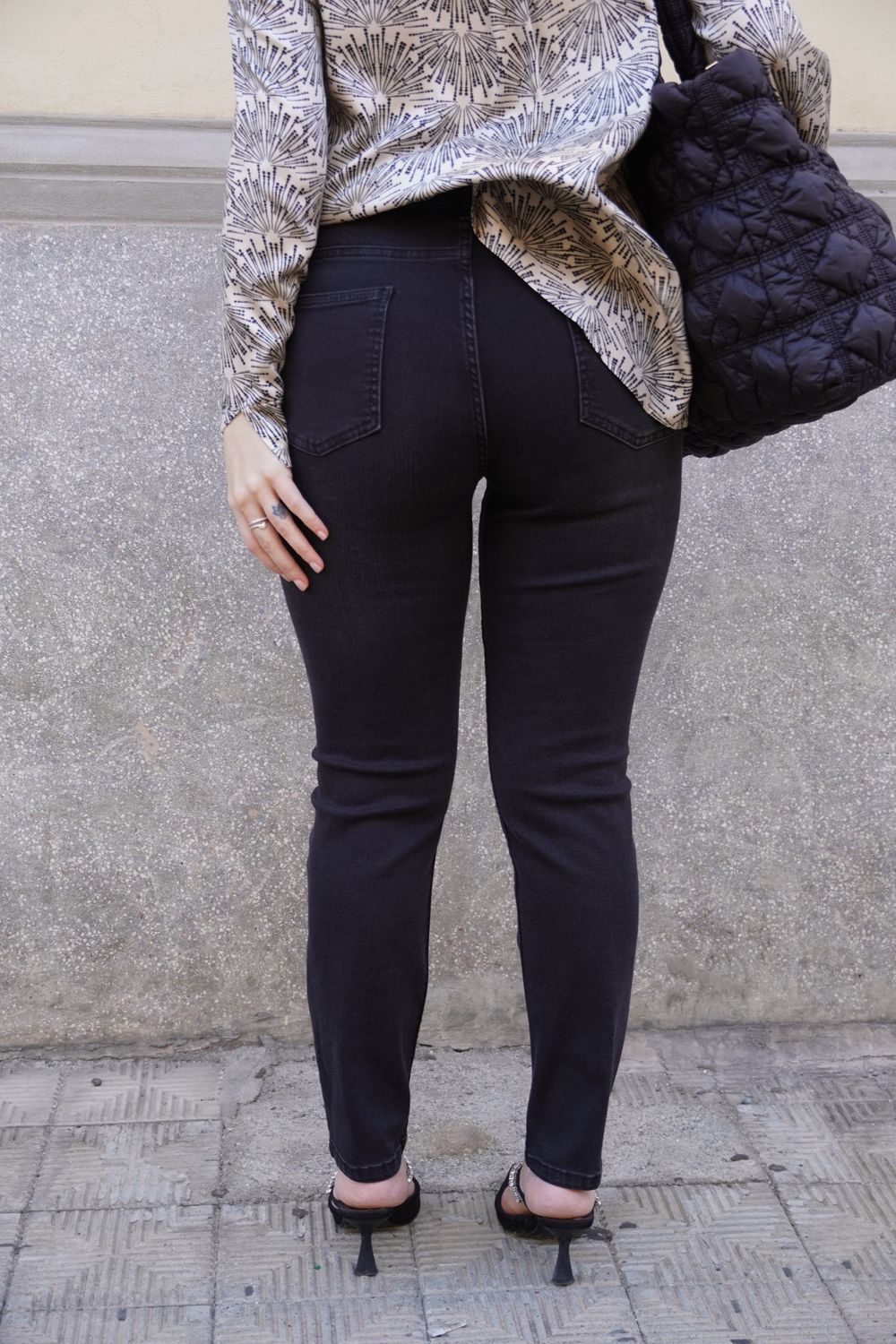 jeans con zip Carla Ferroni 21908