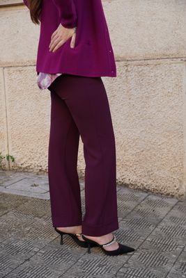 pantalone con elastico in vita Carla Ferroni 17785