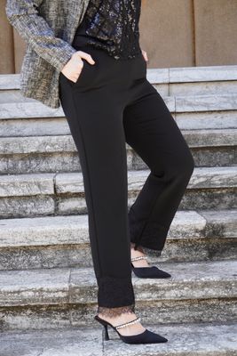 pantalone con elastico in vita Carla Ferroni 17539