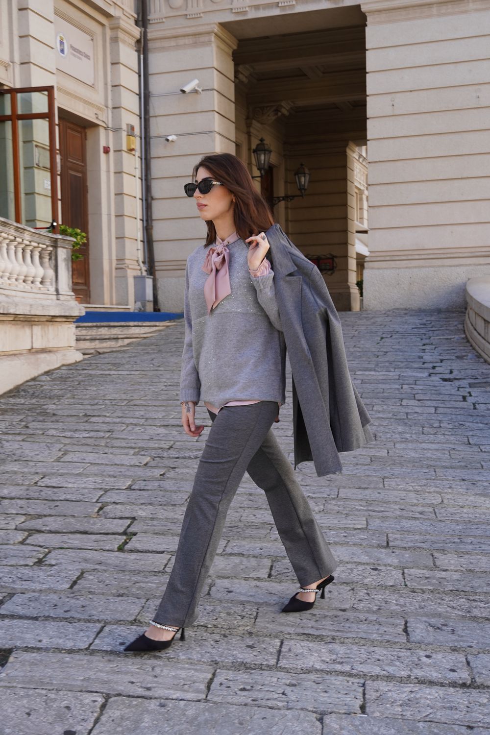 pantalone con zip Carla Ferroni 17777