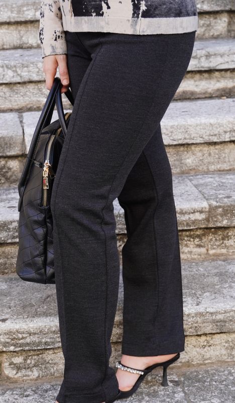 pantalone con elastico in vita Carla Ferroni 6626