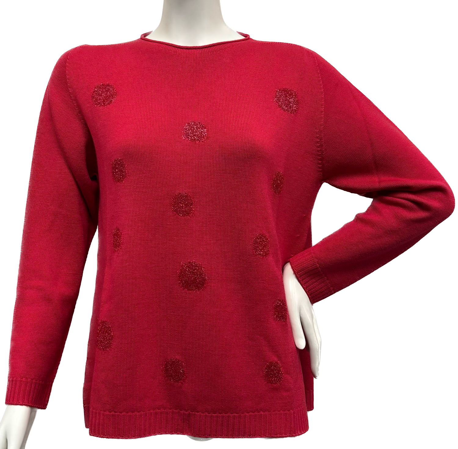 maglione lana pois lurex Carla Ferroni 4248