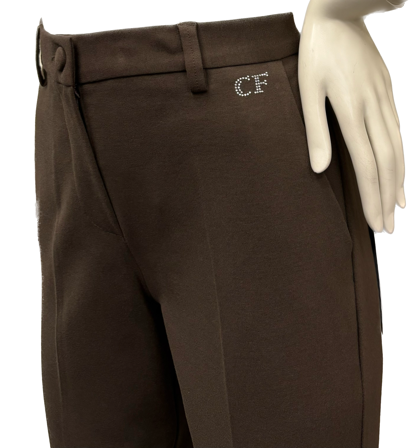 pantalone con zip e tasche Carla Ferroni 17840