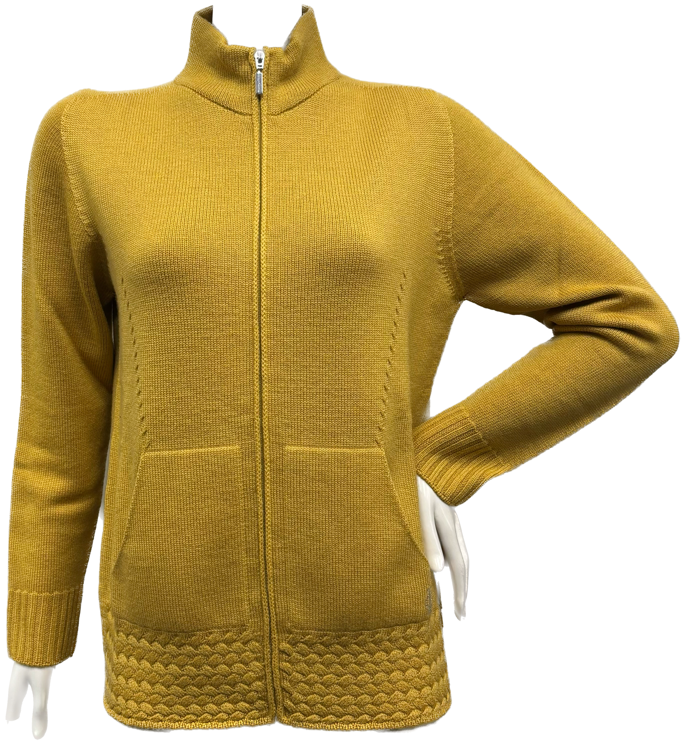 felpa con zip Carla Ferroni 4216